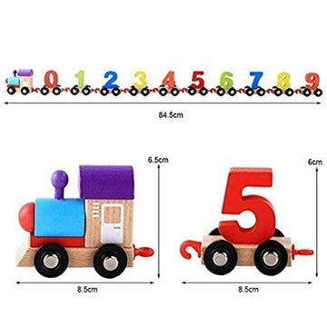 NumberNexus™ - Wooden Digital Train Toy