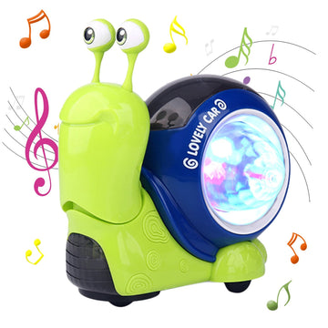 DiscoSnail™ - Crawling Snail Baby Toy ---